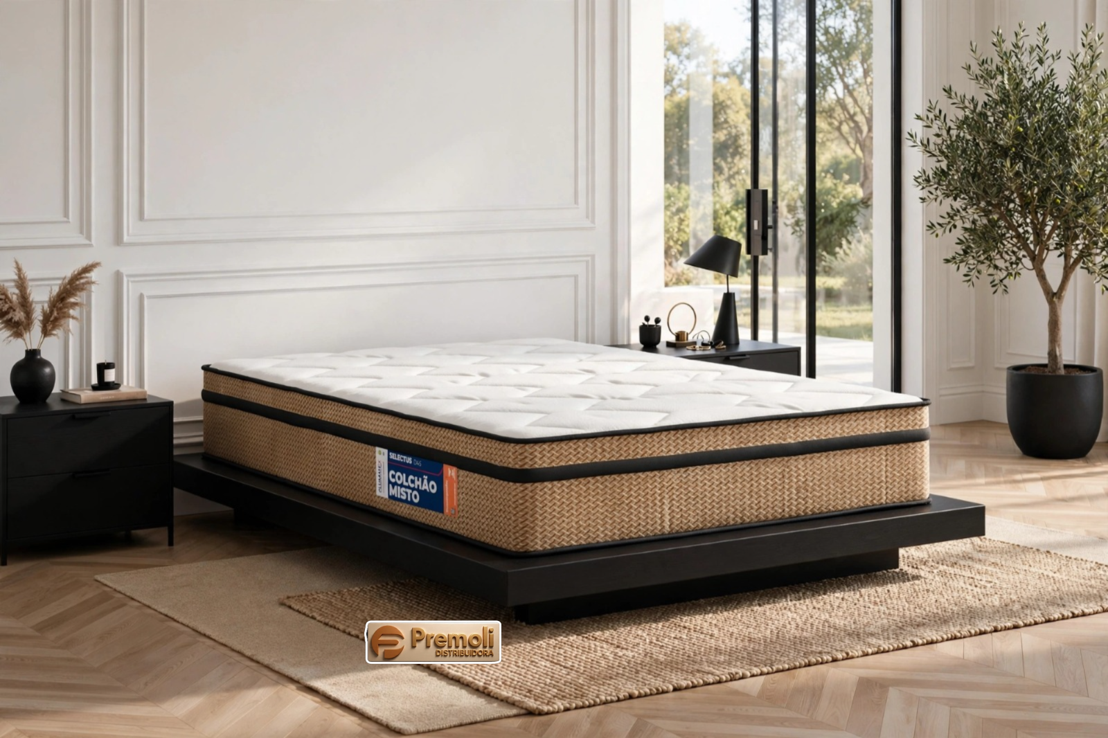 Colchão Selectus d45 138x188x29 Com/Eps Ortopedico Plumatex