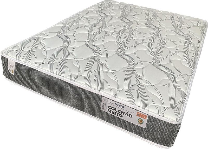 Colchão Super Falcon 138x188x24 100% Espuma Suporte 150kg Plumatex