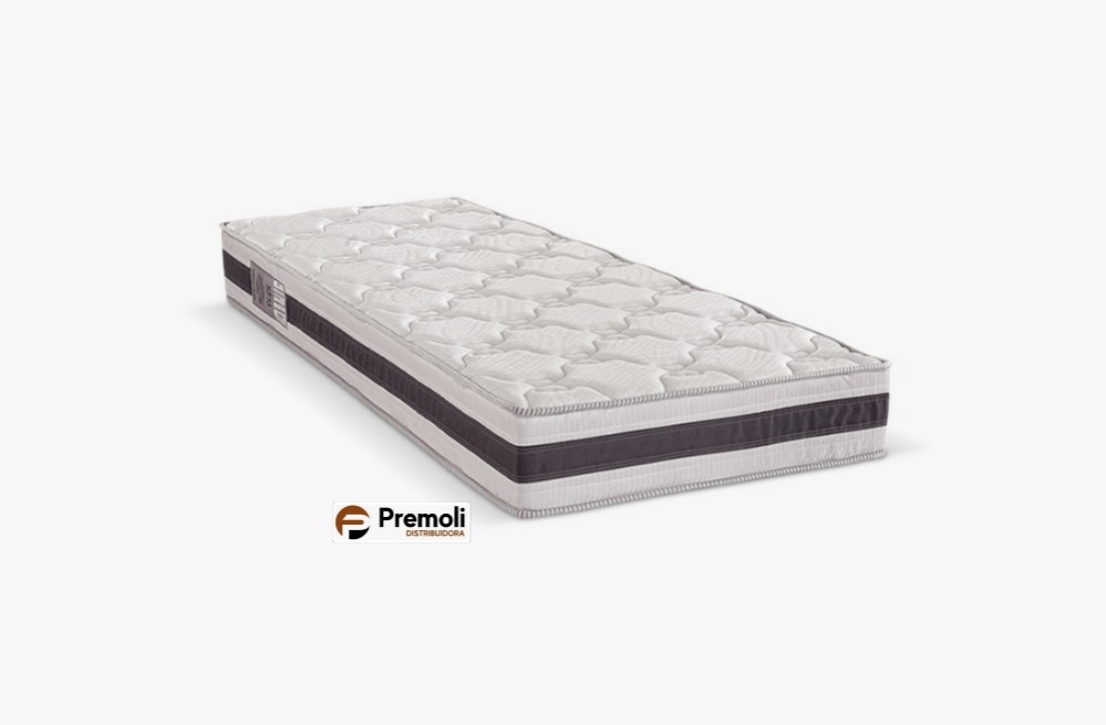 Colchão d45 Solteiro Espuma 88x188x20 Max Saúde Selado Premium Tecido Malha 150 Kg Reconflex