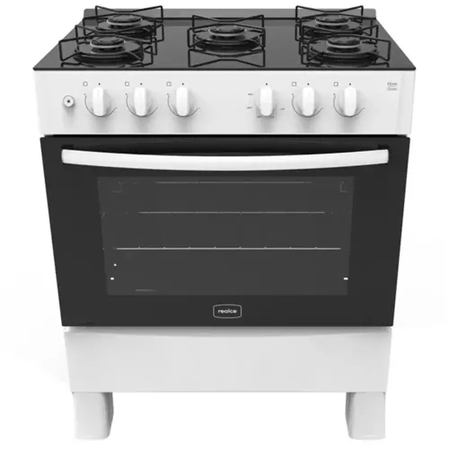 Realce Fogão Ares Glass 5b Branco