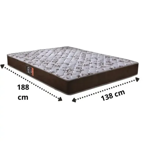 Design Colchao d33 138x17 Tec Rajado Marrom