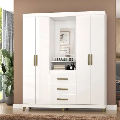 Fellicci Roupeiro Sintra 4pt Branco