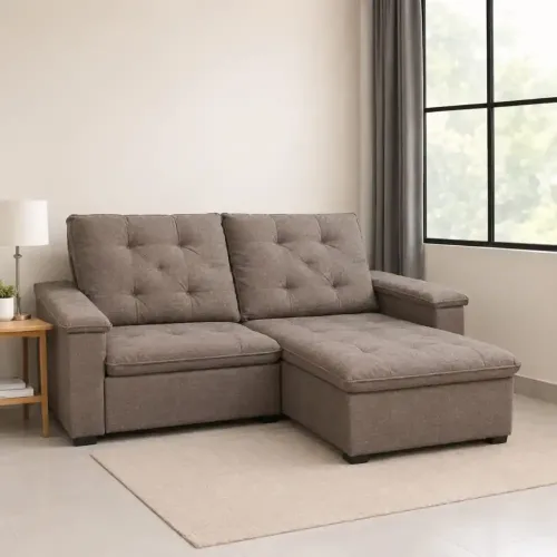 Ecotec Retratil Veneza 2,30m Linho Marrom